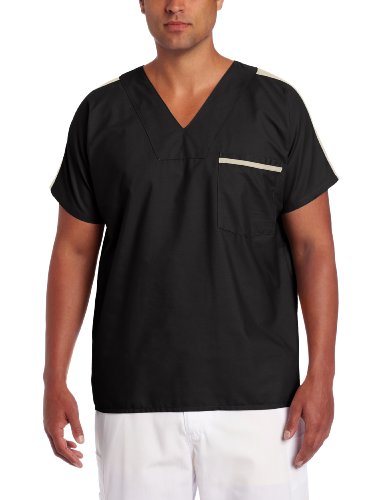 CONTRAST COLOR SCRUB TOP
