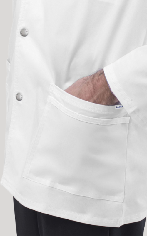 لابكوت سناب القصير من أدار ~ Snap Short Lab Coat Adar