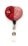 تعليقة بطاقة نص قلب نص عقل~Half heart Half Brain ID holder