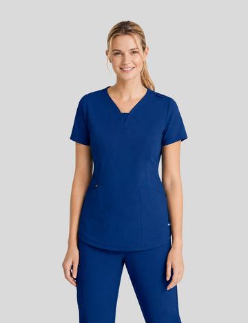 بلوزة سيريني سكيتشرزز ~ Serene Skechers Top  || NAVY SKECHERS