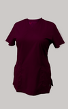 STYLIZED CROSSOVER V-NECK TUNIC