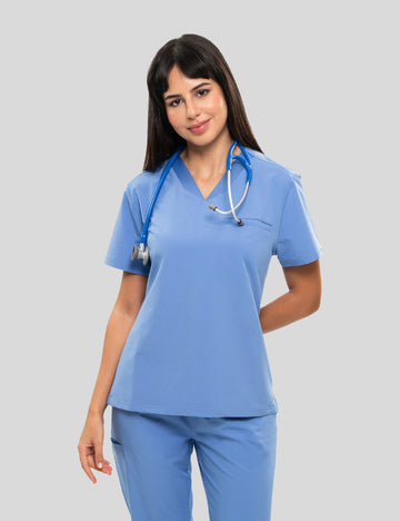 بلوزة ترست مست وير نسائي ~ MustWear Trust Female Top || CEIL BLUE MUSTWEAR