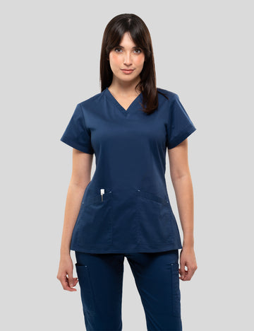 بلوزة فايروس فلكس نسائي ~ VirusFlex Female Top || NAVY BLUE VIRUSFLEX