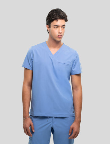 بلوزة ترست مست وير رجالي ~ MustWear Trust Male Top || CEIL BLUE MUSTWEAR