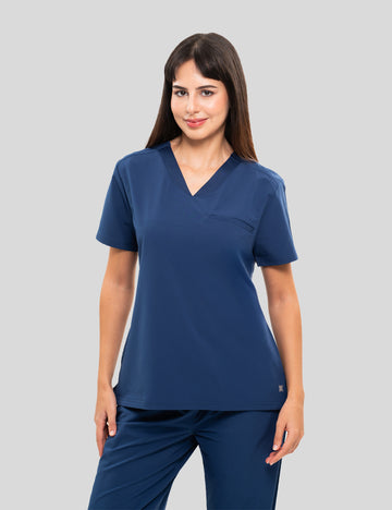 بلوزة ترست مست وير نسائي ~ MustWear Trust Female Top || NAVY BLUE MUSTWEAR