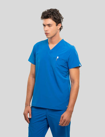 بلوزة ترست مست وير رجالي ~ MustWear Trust Male Top || ROYAL BLUE MUSTWEAR