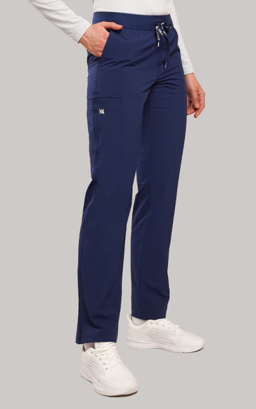 بنطلون وايد ليق ترست مست وير ~Mustwear Trust Wide Leg Pant || NAVY BLUE MUSTWEAR