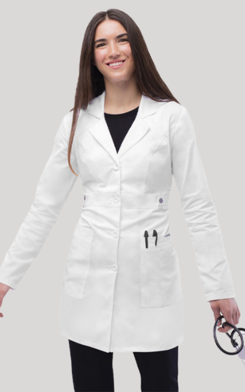 لابكوت تاب ويست الطويل من أدار ~ Tab-Waist Long Lab Coat Adar