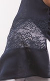 طرحة بوالياباني مع دانتيل~ Japanese Voile Lace Scarf 1 