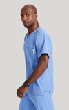 بلوزة سكتشرز جيب واحد ~One pocket Scrub Top 